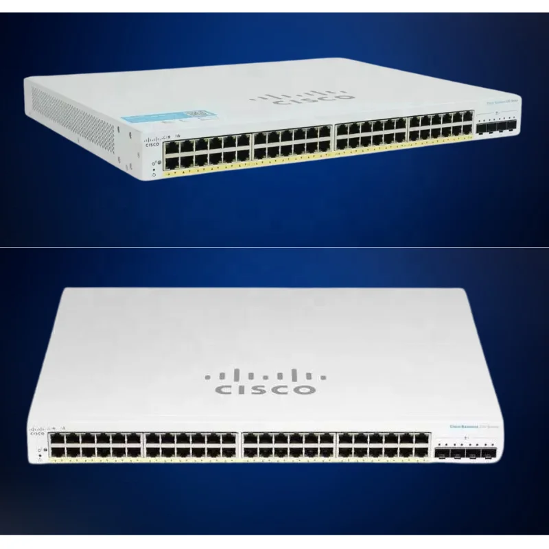 

Original CBS220 Series 48-Port Poe Enterprise Switch 10/100/1000Mbps Network Switch with 4 X