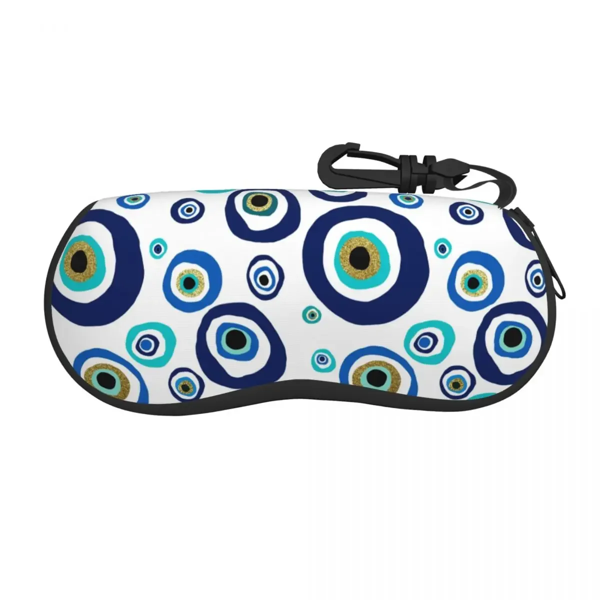 Nazar Amulet Evil Eye Talisman Glasses Case Waterproof   Blue   Boho  Protector Ins glasses Box