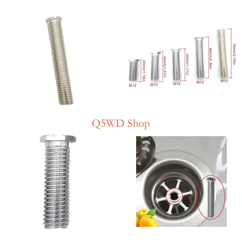 

Q5WD Brass Skin Strainer Plug Screw Bolts Threaded Screw Connector Easy to Use