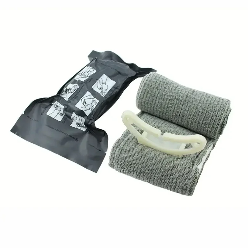 

Bandage Trauma Kit Emergency Compression Bandage Tourniquet Medical Dressing Sterile Roll Bandage Trauma First Aid Hot