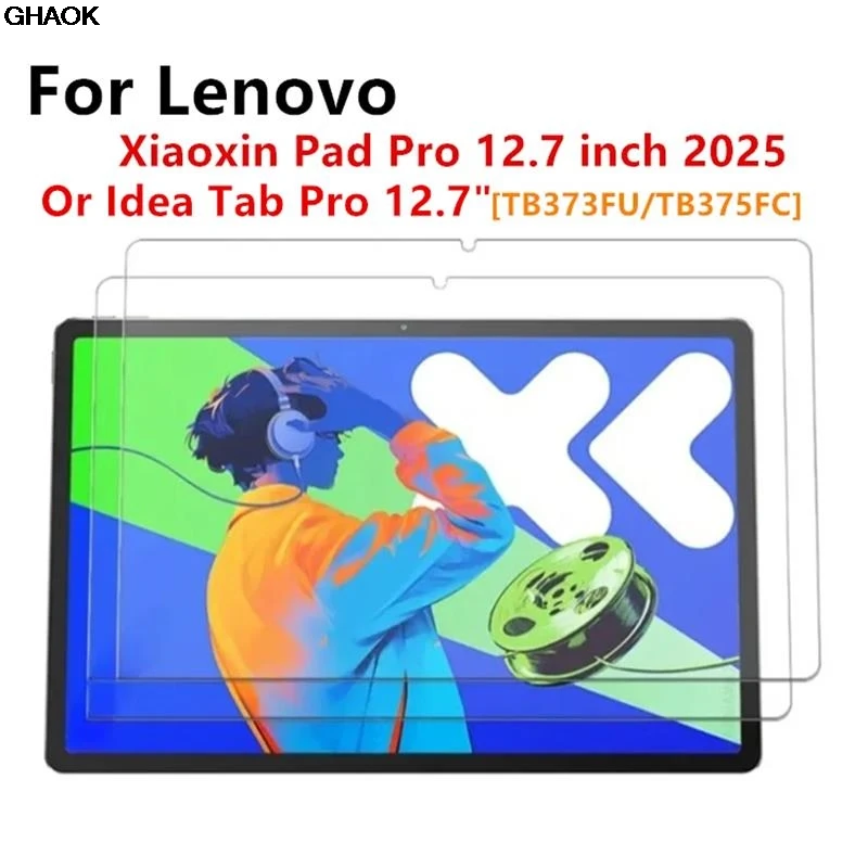 9H Tempered Glass Film For Lenovo Xiaoxin Pad Pro 12.7inch 2025 HD Scratch Screen Protector for Idea Tab Pro 12.7