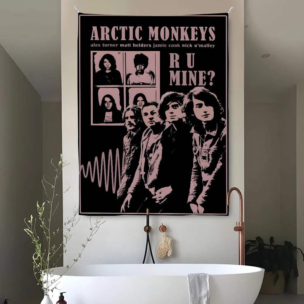 

A-Arctic M-Monkeys Band Singer Retro Tapestry Perfect For Home&Living Bedroom Decor Wall Art Backdrop Banner