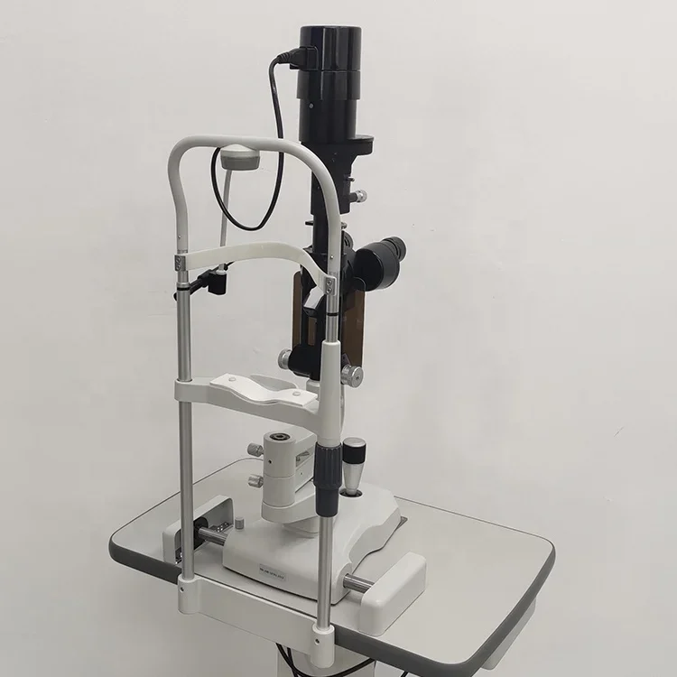 S2B Low Price Convenient And Compact Halogen Lamp Eye Examination Device Two-step Magnifications Slit Lamp