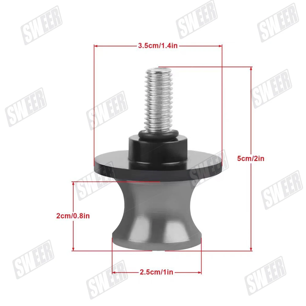 Motorcycle CNC Swingarm Spools Stand Screws 6mm 8mm 10mmUniversal Motorbike Lift Sliders Modification Accessories For Sport Bike