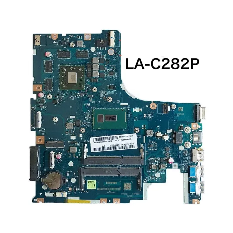 

For Lenovo Z51-70 Notebook Motherboard AIWZ0/Z1 LA-C282P i5 5200U Mainboard 100% Tested OK Fully Work Free Shipping