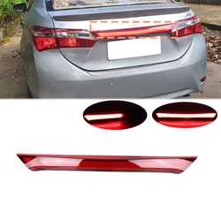 Rear LED Fog Lamps Brake Tail Light Driving Brake Flowing Lamp Trunk Lid Trim Replace Center For Toyota Corolla Hybrid 2014-2018