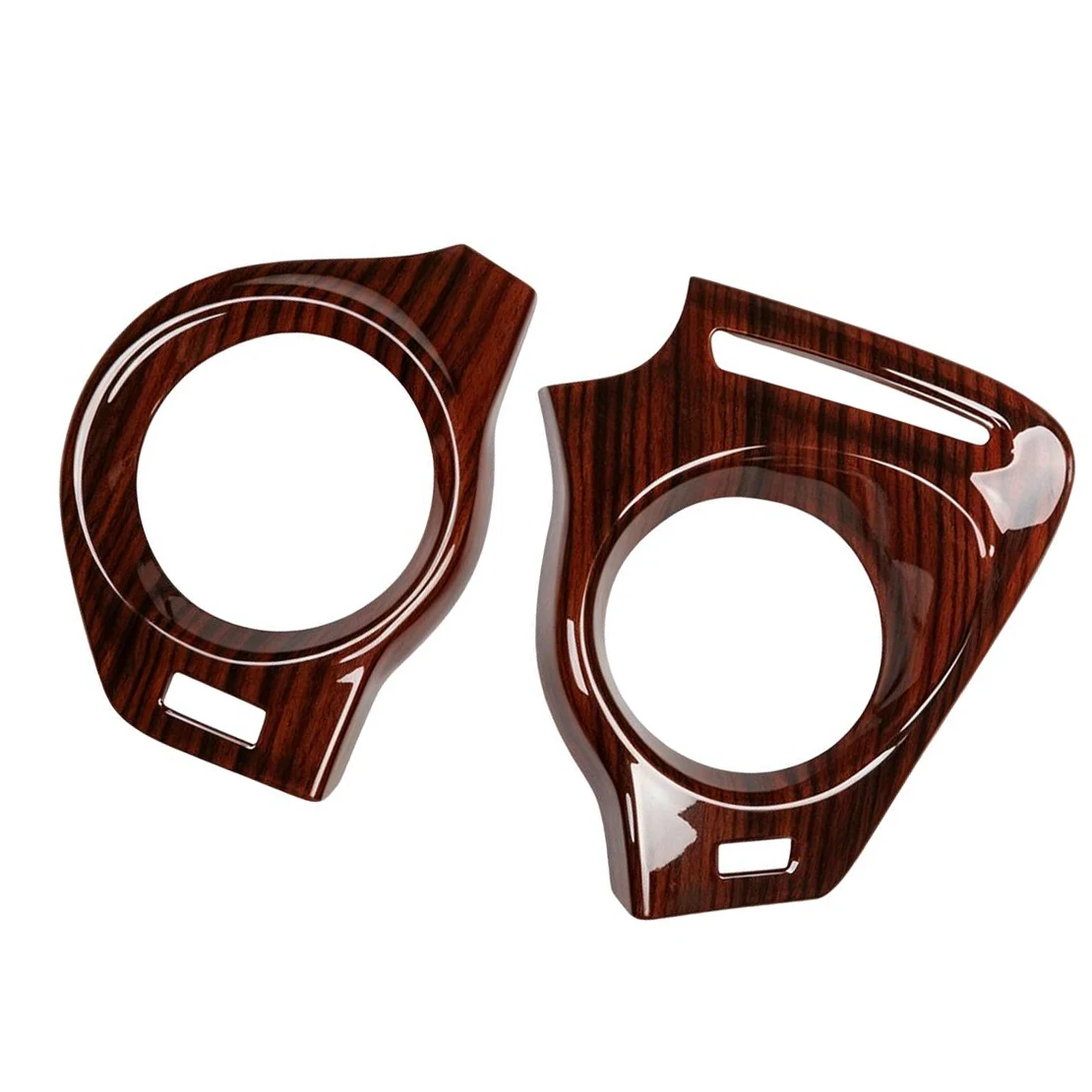 1 Pair Wood Grain Side Air Vent Outlet Cover Trim Fit For Lexus IS250 300 350 2006-2012