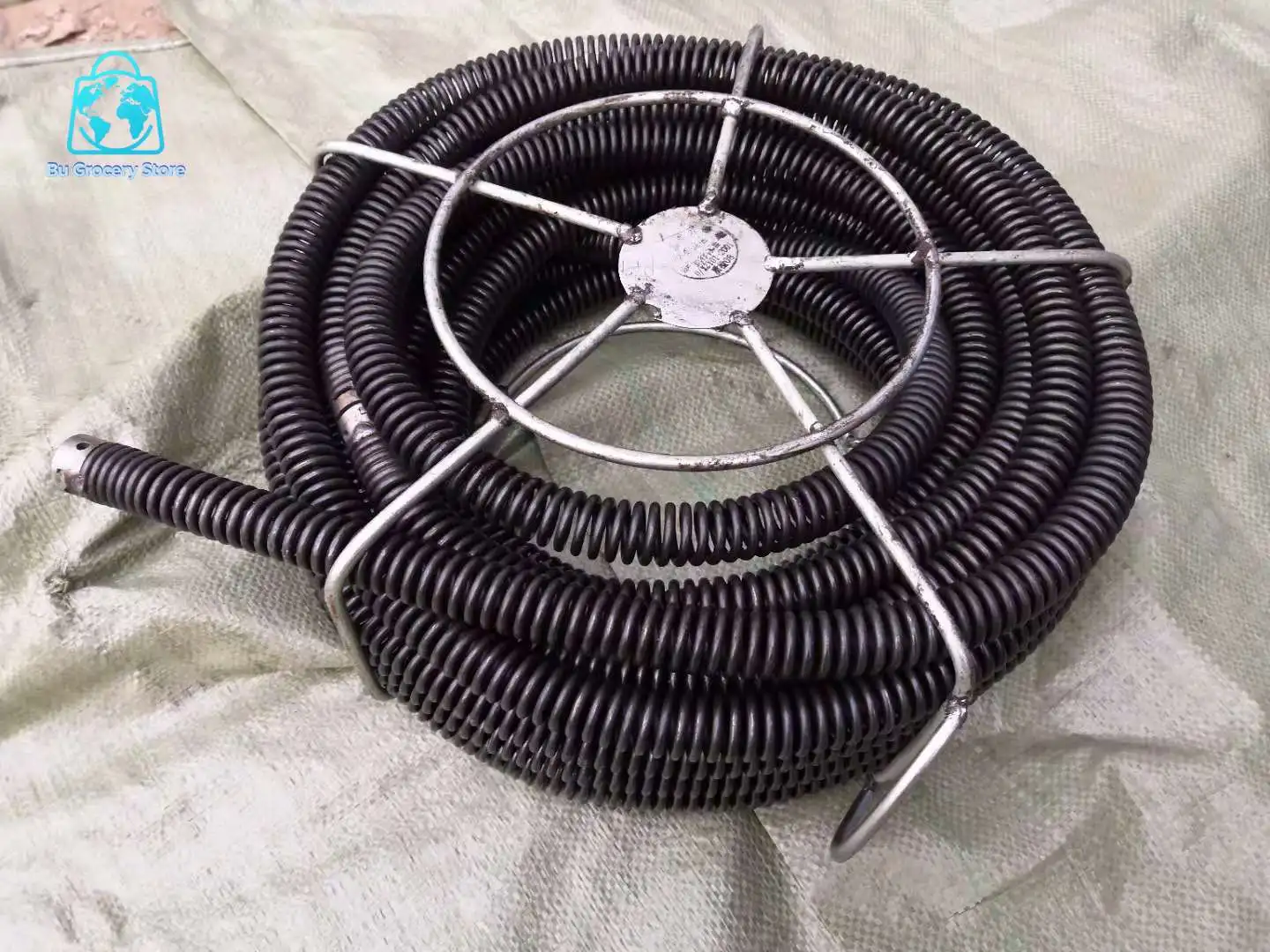 200 type dredging machine special encryption spring 20 meters through sewer large outdoor pipe dredging tool