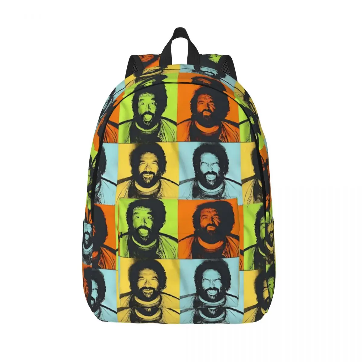 

Bud Spencer Camiseta в стиле поп-арт для подростков, школьные сумки для книг, рюкзак для начальной школы, колледжа, спорт