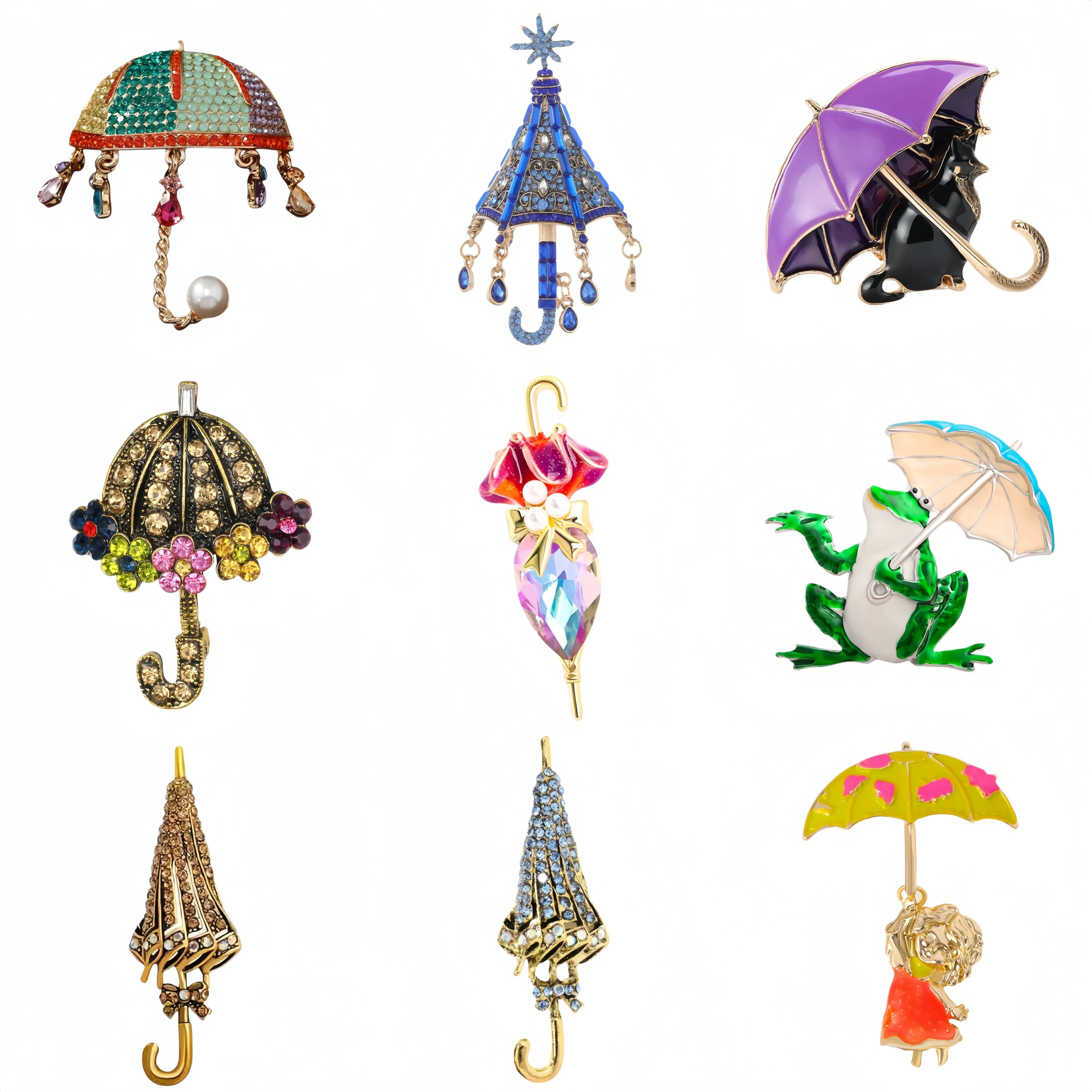 Women'S Fashion Umbrella - Essh&Pule Bros Payung Unik Berhias Enamel