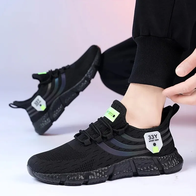 Klassieke Heren Schoenen Ademende Demping Jogging Sneakers Voor Heren Outdoor Lichtgewicht Mesh Schoenen