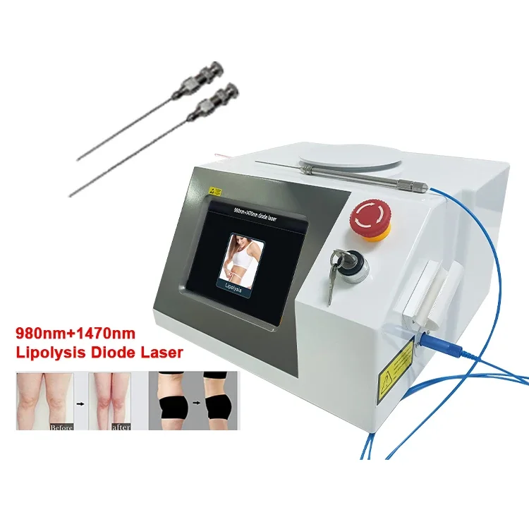 Liposuction Endolaser Face Lift Slimming 980nm 1470nm Laser Liposuction Spider Vein Rejuvenating Machine Hemorrhoids