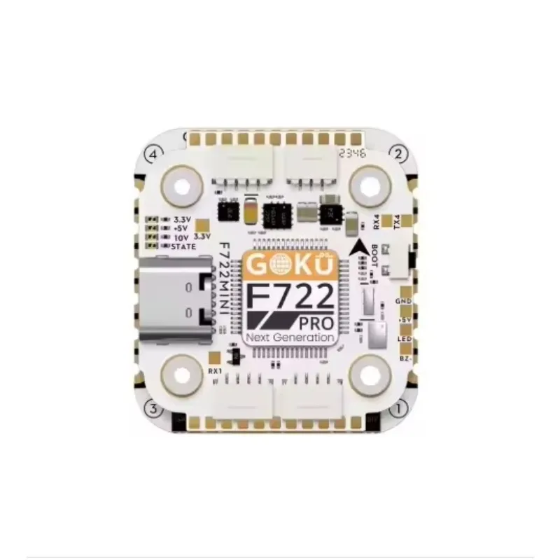 722 Pro Mini V2 45A 32Bit 128K 20X20 Flight Controller Stack High-Performance STM32 F722 Main Controller for RC FPV Drones