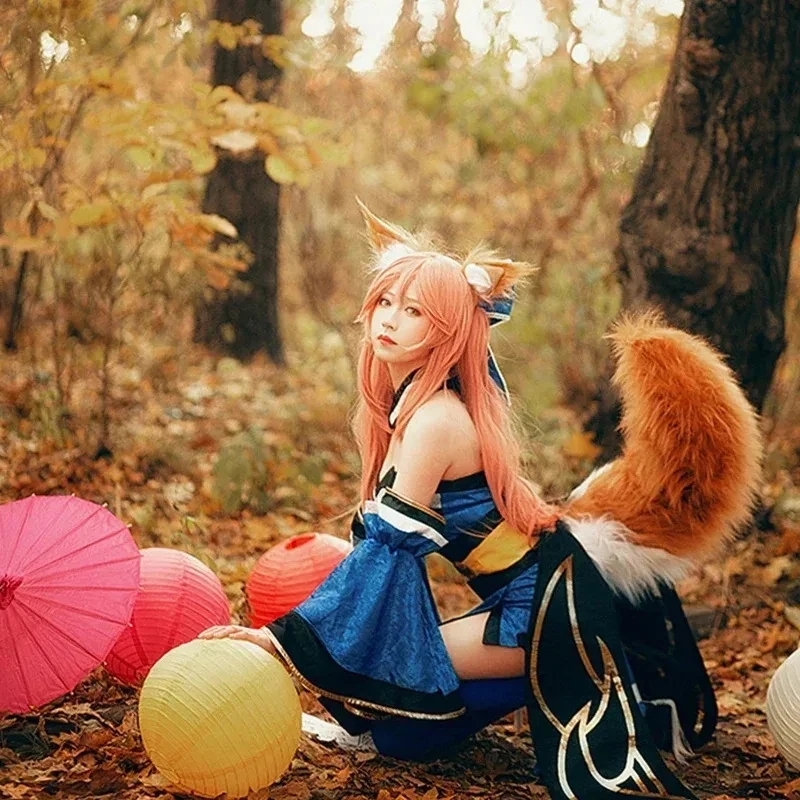 

e,4;v'6\k/ and Set,Furry Cat Headband with Tail,Kitten Anime Ears,Halloween Cosplay Party Fox Co5;g'8.n/3\
