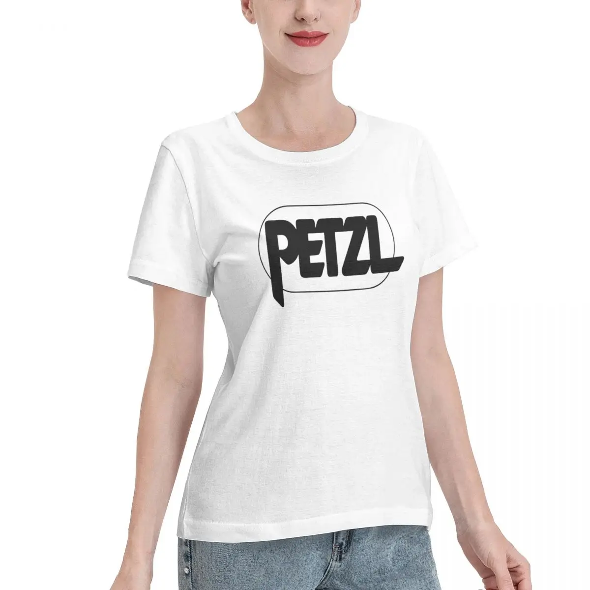 PETZL Life Wall Climbing Hiking And Trail Running T-shirt Female Women Girl Cotton Short Sleeve O-Neck Tee-Shirts Tops