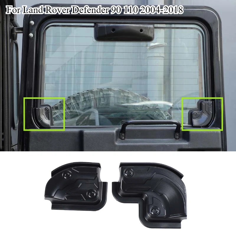 

For Land Rover Defender 90 110 2004-2018 ABS rear tail window glass heating wire protection cover Windshield Heat Cable Cover
