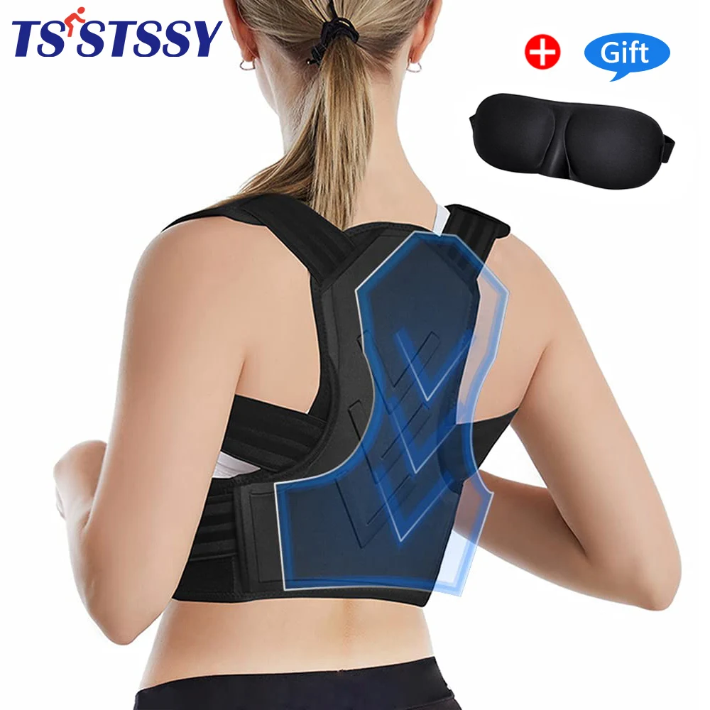 Adjustable Straight Back Posture Corrector Shoulder Lumbar Brace Spine Support Corset Correction Anti-Hunchback Reshape Body