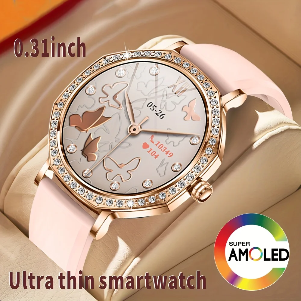 

2026New 1.32" Ultra-thin AMOLED Screen Smart Watch Women Bluetooth Call Clock Health Monitor IP68 Waterproof Luxury Smartwatches