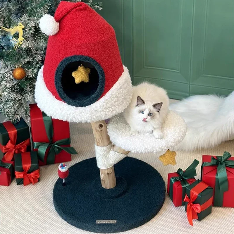 Christmas Tree American Cat Tree Modern Originality Sisal Rope Houses Post Cat Climbing Wall Pet Products Drapak Dla Kotow FYCT