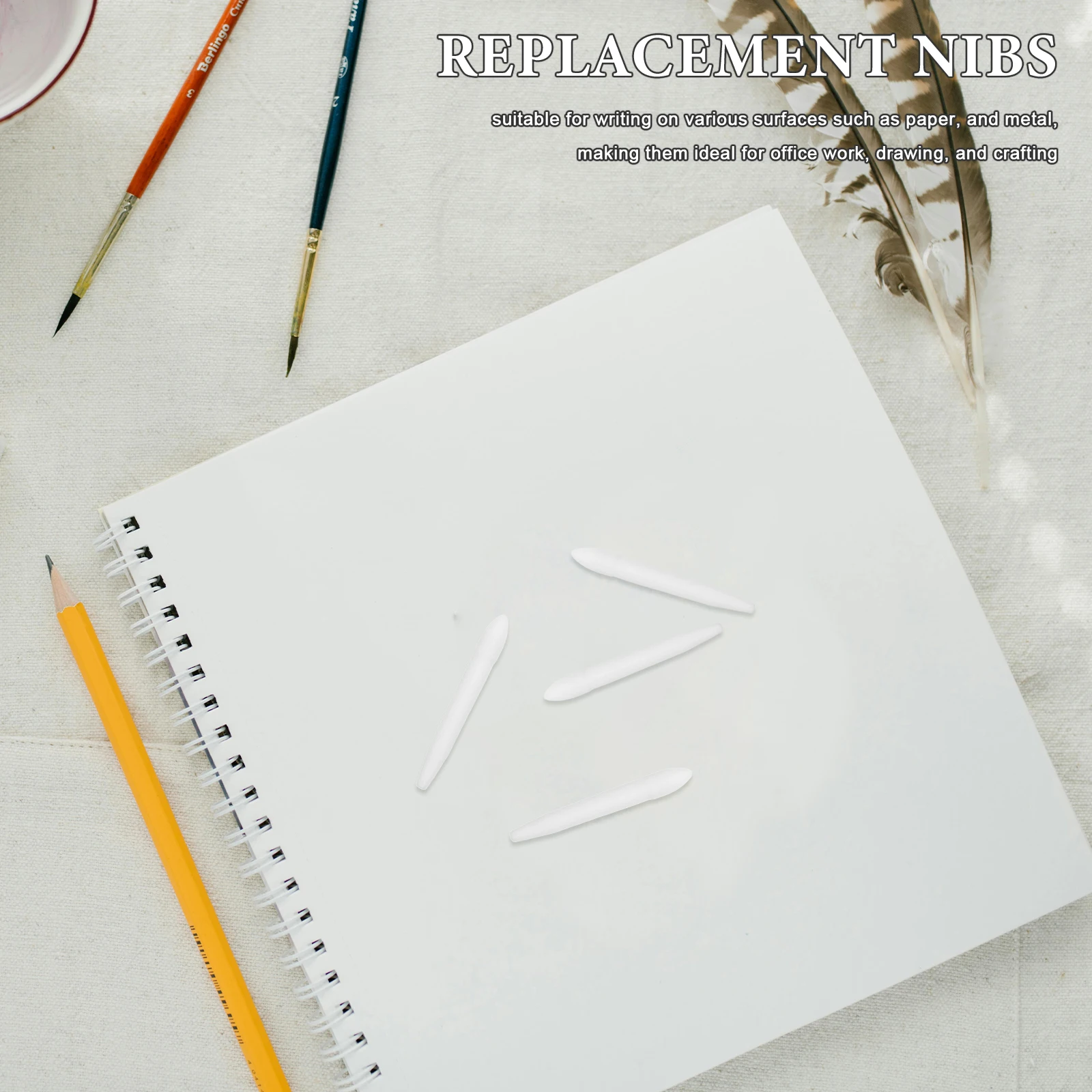 

20 шт., сменные наконечники для маркера, круглый наконечник для рисования, письма, иллюстрации, набор долговечных волокнистых материалов