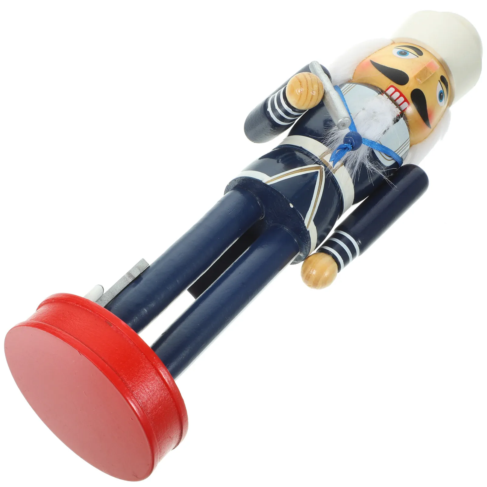 Wood Christmas Nutcracker Soldier Decorative Handcrafted Vivid Color Small Tabletop Xmas Party Holiday Ornament Indoor Display