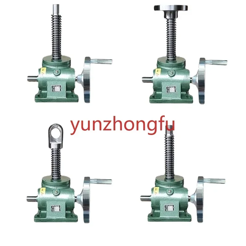 HK/JRSS/Worm Screw Lifter 2T/3T/5T/10T/WSH Reducer Hand Crank with Motor Lifting