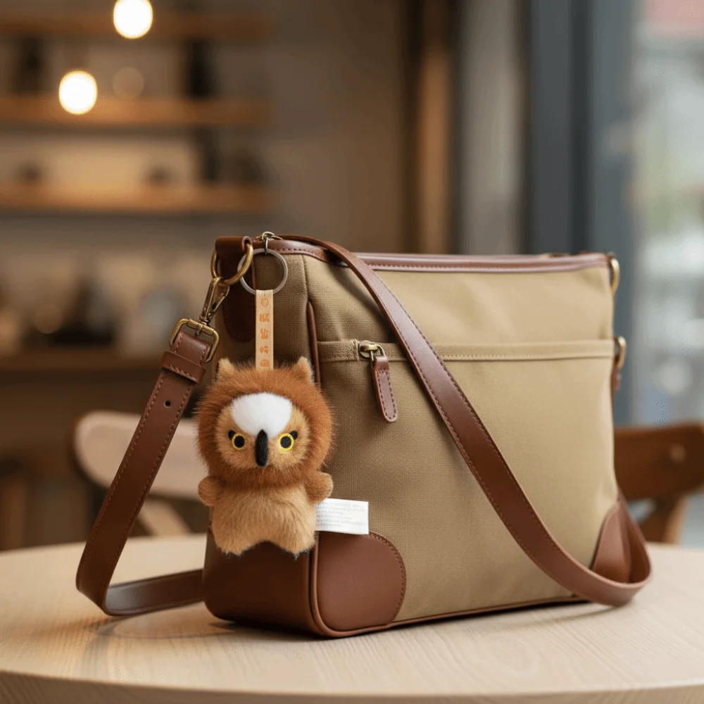 Children The Unyielding Chicks Series Owl Keychain Mallard Adorable Chickens Keychain Mini Lightweight Macaw Pendant Car Key