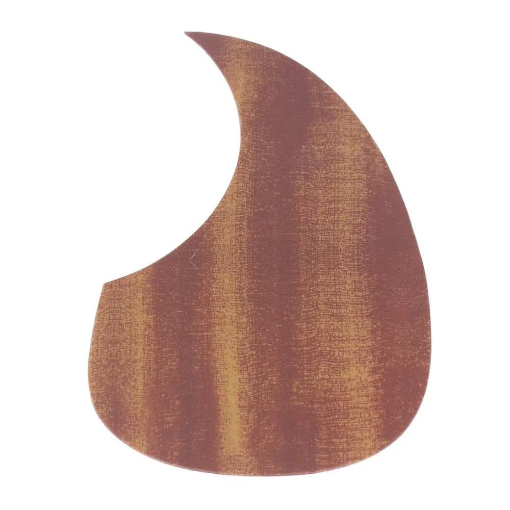 Wood Grain Color Guitar Pick Guard PVC Material Anti-Scratch Scratch Plate Self Adhesive Self Adhesive Pickguard