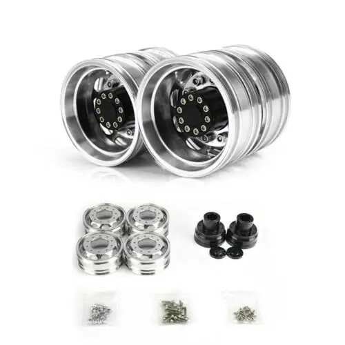 

US Stock LESU Rear Wheel Metal Hub B for 1/14 Tractors Truck Tamiyaya RC Car DIY Model Part Toy TH02490