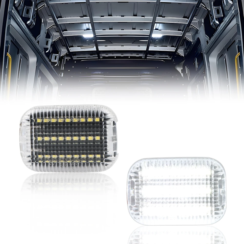Clear Lens White LED Interior Light Dome Light Cargo Area For 2015 2016 2017 2018 2019 2020 2021 2022 2023 2024 Ford Transit Connect/E-Transit/Custom 150 250 350 350HD