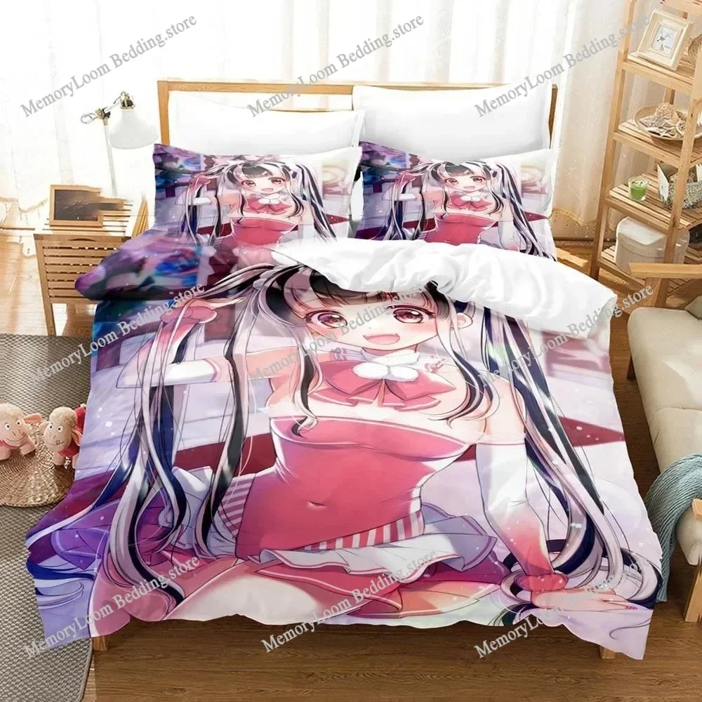 Raise A Suilen Reona Nyubara Bedding Set Boys Girls Twin Queen Size Duvet Cover Pillowcase Bed Kids Adult Home Textileextile