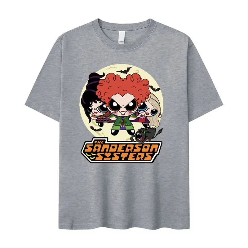 Vintage Powerpuff Girls Graphic T Shirt Men Women O-Neck High Quality Fashion T-shirts Tops Casual Cozy Cotton Oversized T-Shirt