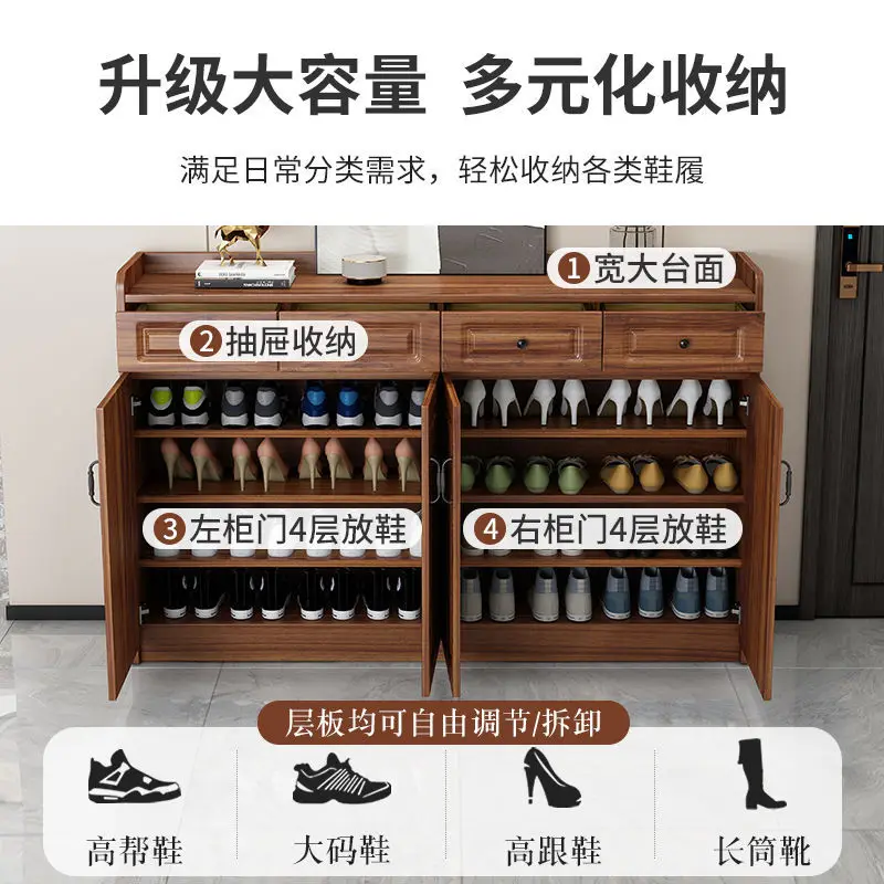 النمط الصيني الجديد، الخشب الصلب، الخزائن الجانبية، المطبخ، الخزائن