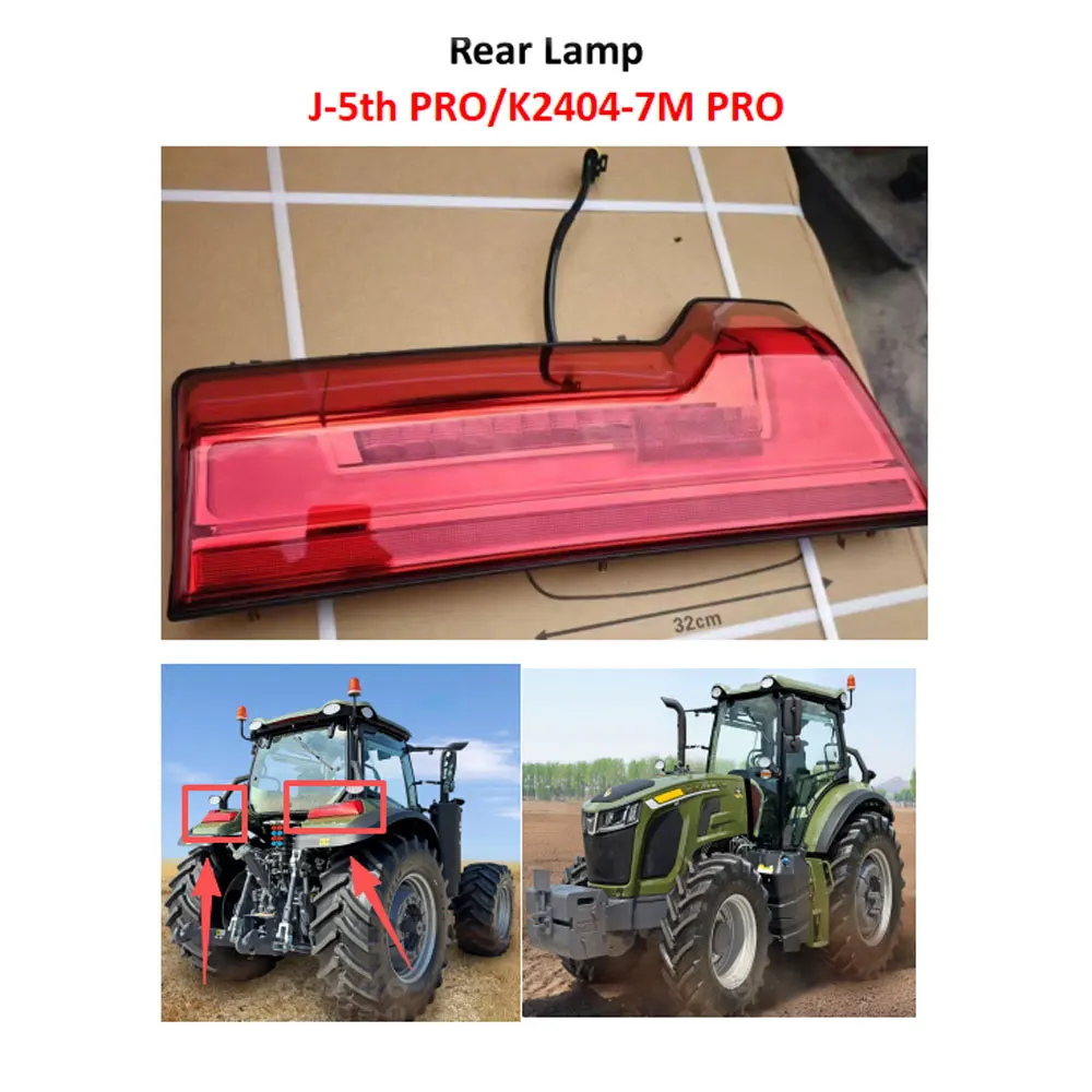 INSB 1 Pcs Rear Lamp for Tractor J-5th PRO/K2404-7M PRO