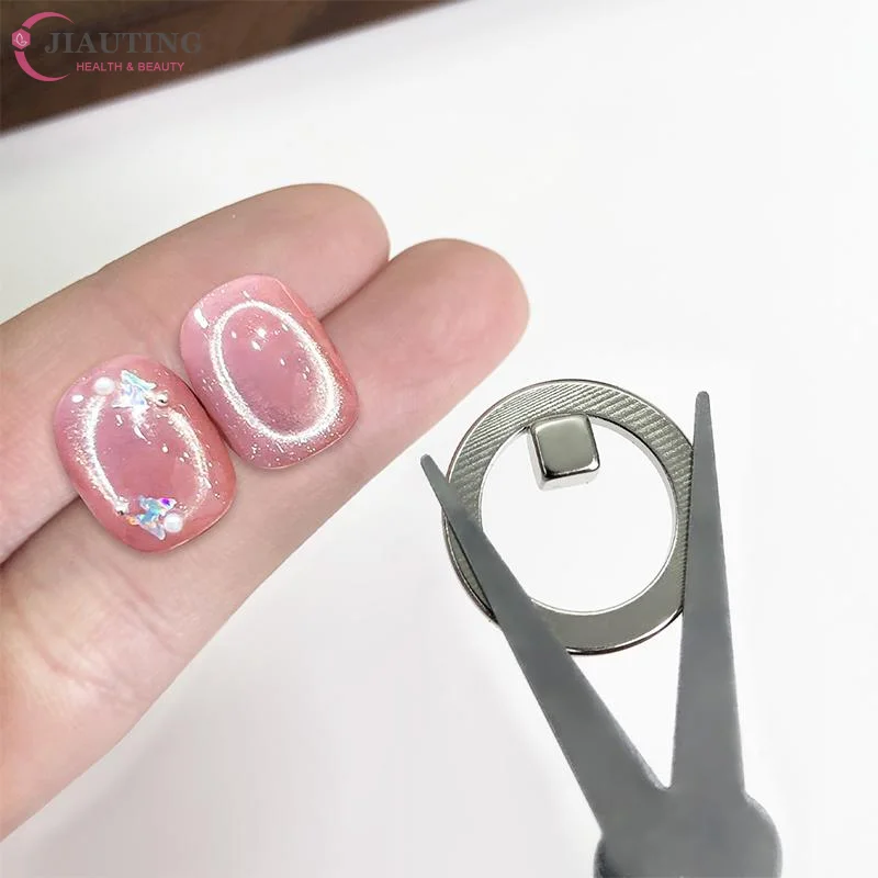 Black Hole Shape Cat Eye Nail Art Magnet Suck Hollow Cat Eye Nail Art Effect Magnet Ring For Magnetic Gel Polish Manicure Tools