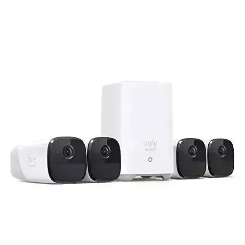 Home Security Camera System Kit, FY Activ Smartphone, EuFY_ Cam 2 Pro, 4 Cameras 640，480 Pixels Tools