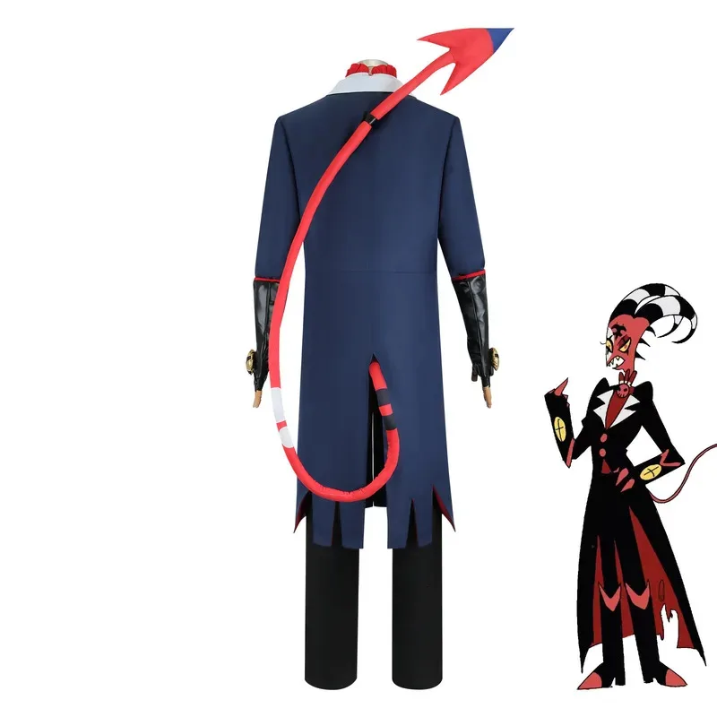 أزياء بليتزو بليتز هيلوفا التأثيرية ملابس بوس زي تنكري شيطان الهالوين لحفلة المهرج الفاخرة مقاس الكبار والأطفال