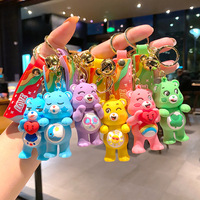 Cartoon Care Bears Movie Ii: A New Generation Popular Accessories, Love Bear Doll Keychains Couple Pendants Halloween Gift