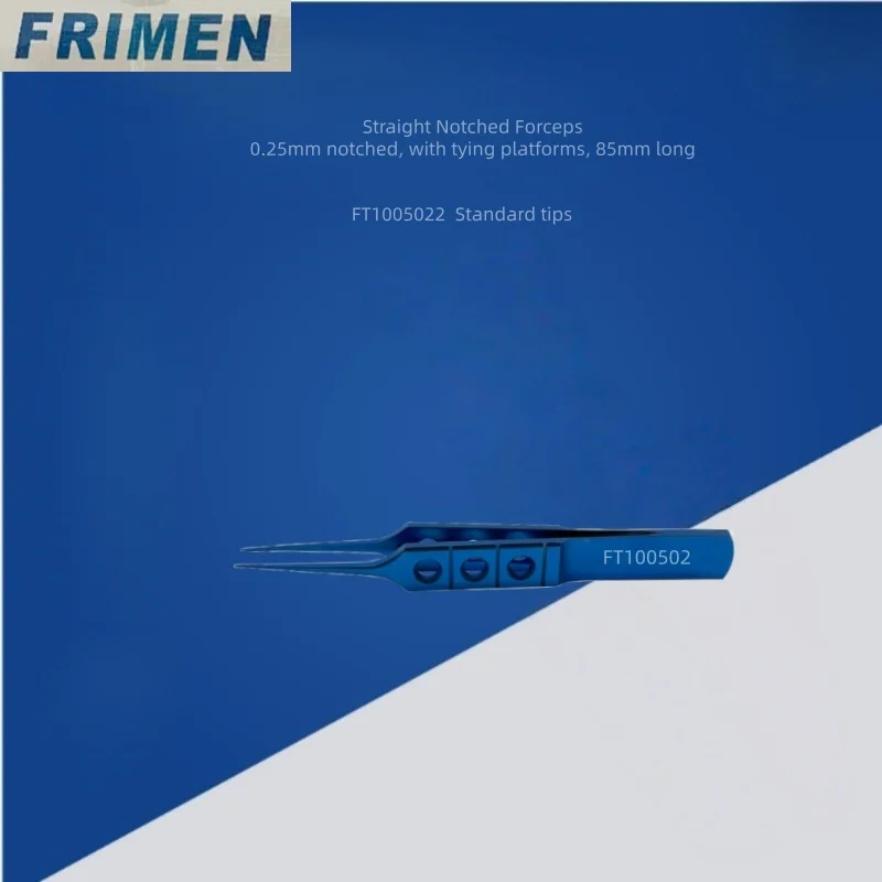 คีมจับตา คีมตรงแบบมีรอยบากพร้อมฐานผูก