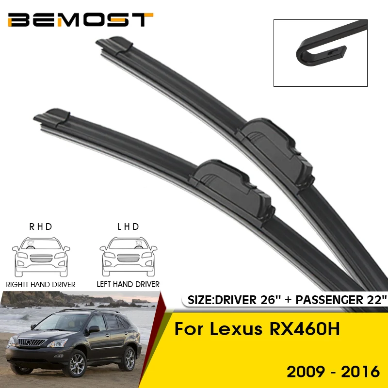 Car Wiper Blades For Lexus RX460H 2009-2016 Windshield Windscreen Front Window Blades 26