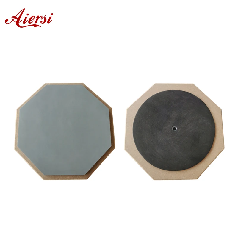 Aiersi-Silent Drum Practice Pad, Gray and Black Color, 8 Inches