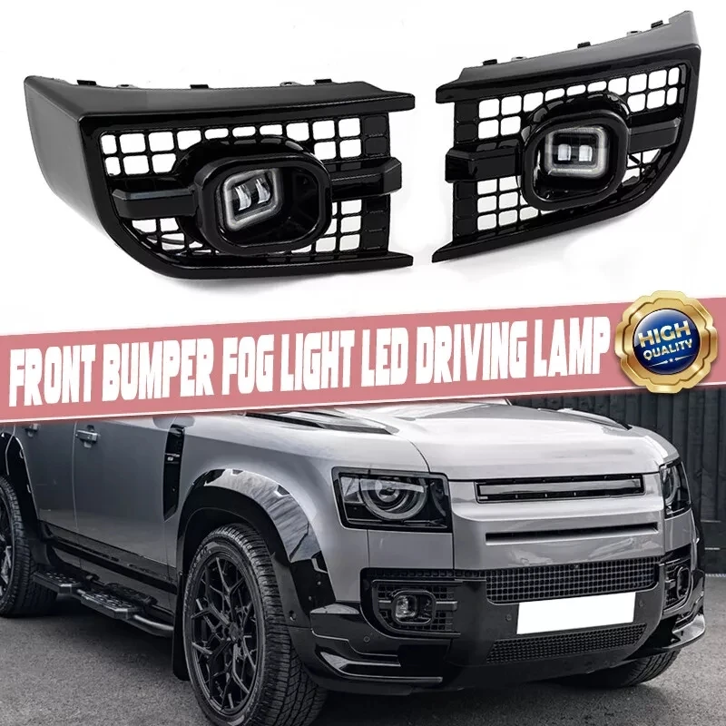 

Pair Front Fog Light Driving Lamp For Land Rover Defender 90 110 130 2020-2025