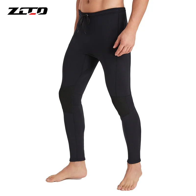 ZCCO Thickened 3mm Surf Diving Pants Men And Women Warm Sun Pants Surfing Pants Tracing Split Winter Thickened Swimming Trunks