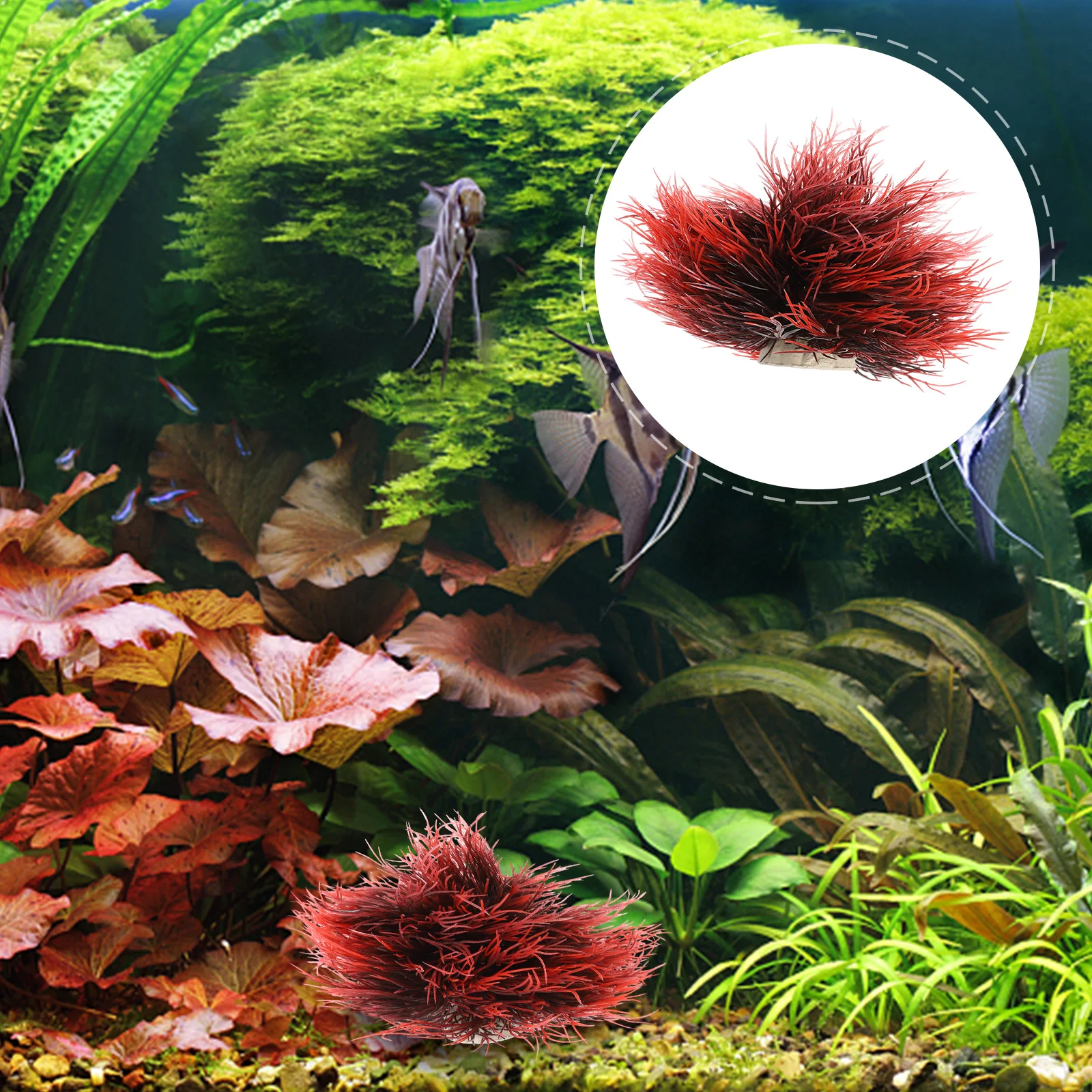 

Simulated Water Grass Decoration CPO103 Pink Yellow Large Size Lifelike Plant Aquarium Decor Fish Tank Plants Accessories Easy