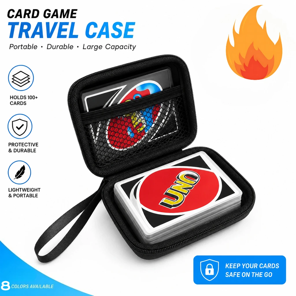 Multicolor Card Storage Box Sleeves Protector for Board Game Tarot Three Kingdoms Poker Perfect Birthday Gift for Boys