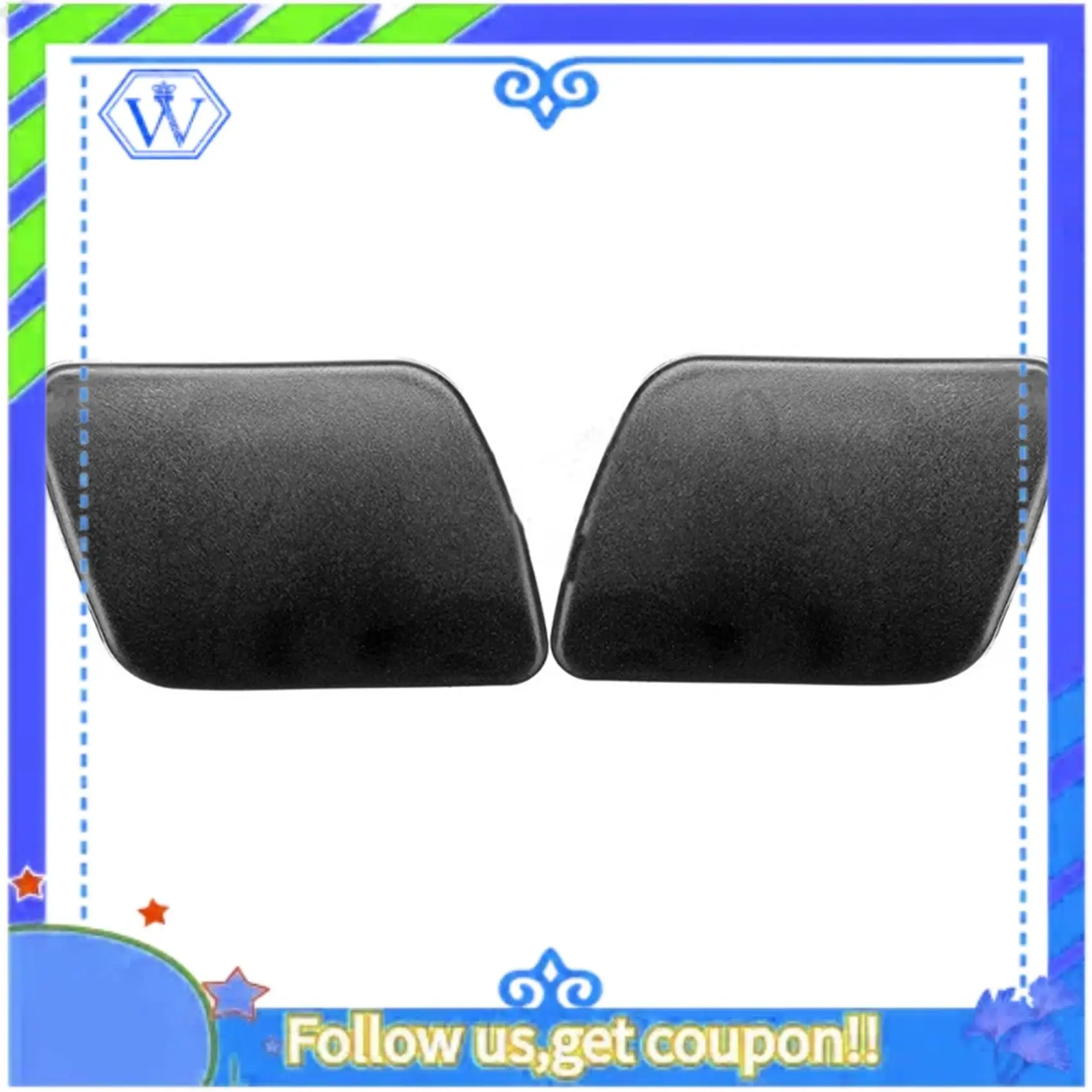 

M46K-Front Bumper Headlight Washer Nozzle Cover For Golf 4 IV Mk4 1998-2006 1J0955109A