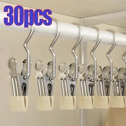 Multifunctional Clothes Pegs Clip Laundry Tongs Pants Hanger Dirty Laundry Basket Traceless Hat Hook Clothespin Clothing Storage
