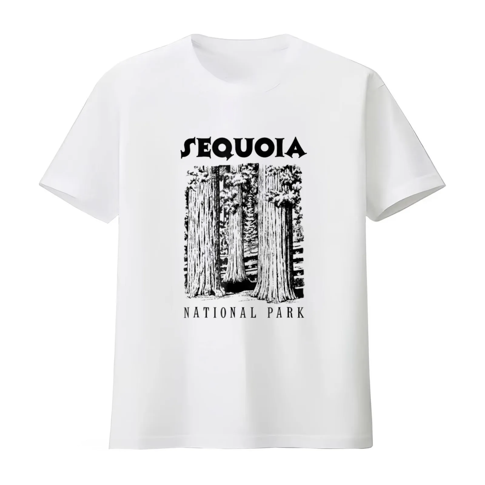 Sequoia National Park Tshirt I Love Hiking Wanderlust Tee T-Shirt Summer Casual Cotton Tee Unisex Men Women