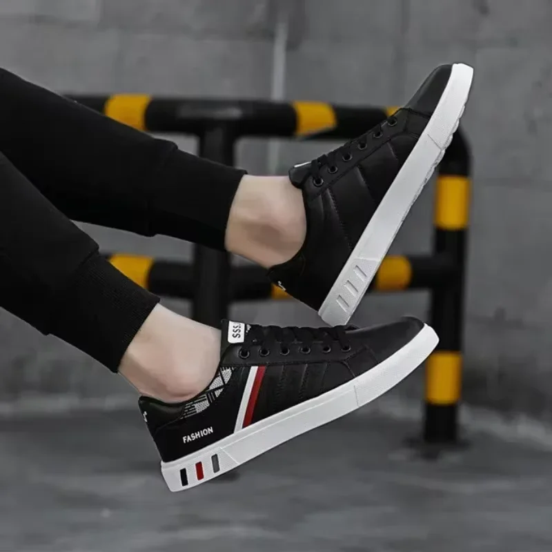 Men's flat shoes 2025; Cool men's sports shoes; Men's outdoor sports shoes for spring and autumn; Fashionable vulcanized shoes; image 5