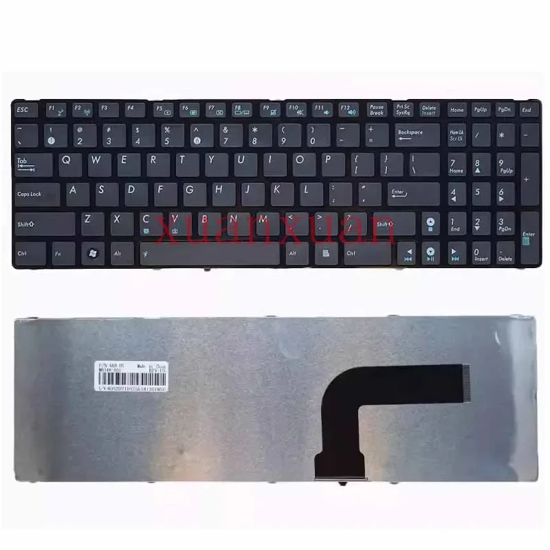 New replacement Keyboard backlit for ASUS N61V A53S K53S K52D K52J X53S N53 X55V X54H A52